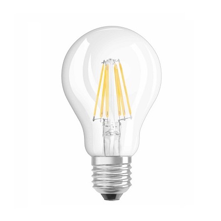 Osram E27 LED Lampe, Tropfen, CLASSIC Filament P60, 6W