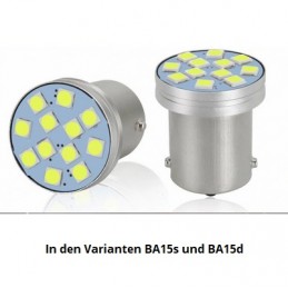 KRISTALL 12V 10W Power LED Ba15s, keine Straßenzul.