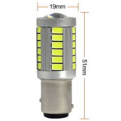 MENGS LED Lampe BAY15d/1157, 12V DC, 5W, 33 LED 2