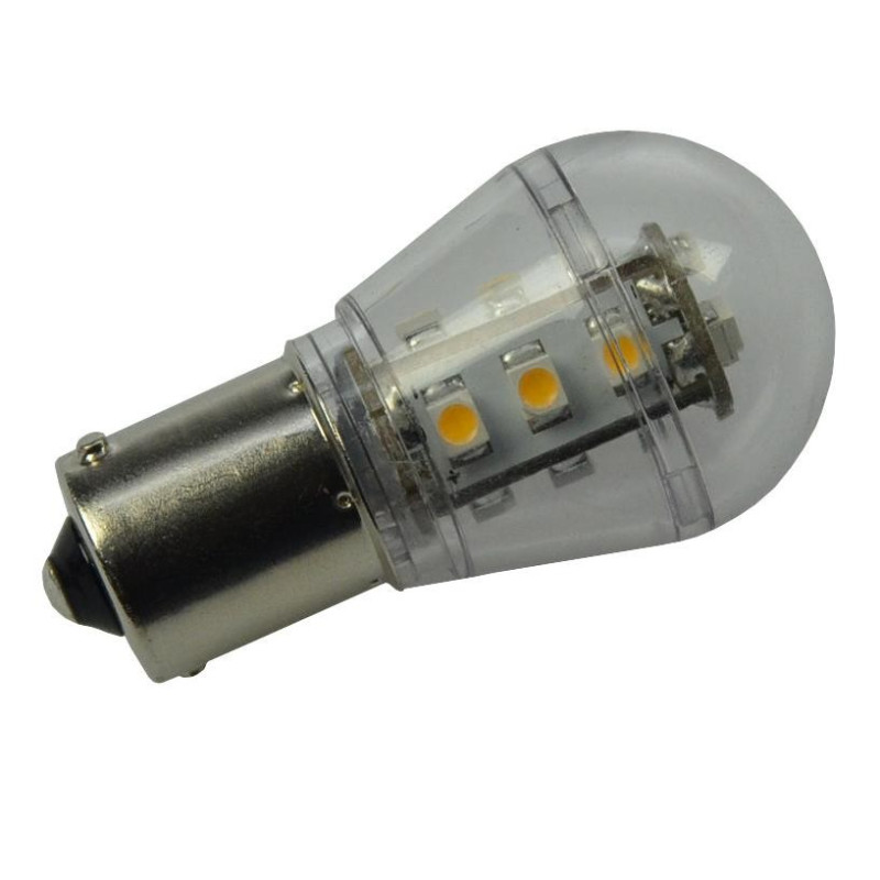 David Com. BA15s LED Lampe, 1.6W, 10-30V, 15 LED's, dimmbar