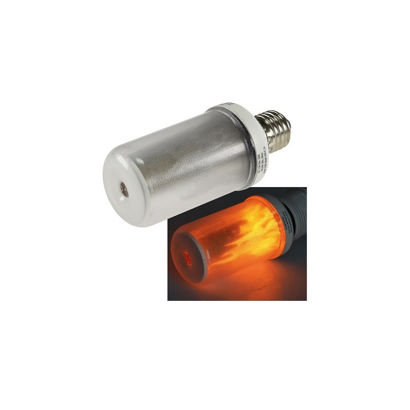 Chilitec E27 LED Lampe, Korn "Flammen Lampe", T45, 3W