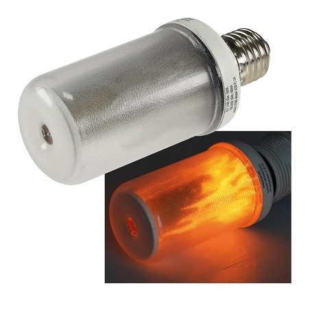 Chilitec E27 LED Lampe, Korn "Flammen Lampe", T45, 3W